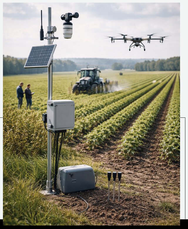 Разработка IoT мониторинга полей в Иванове от 8782 р. | АвикейВнв