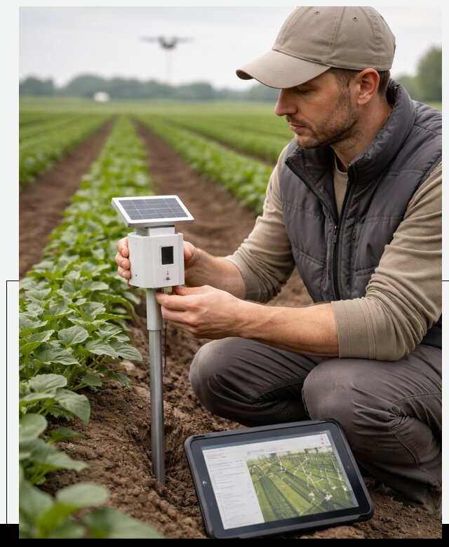 IoT мониторинг сельскохозяйственных полей и контроля в Иванове